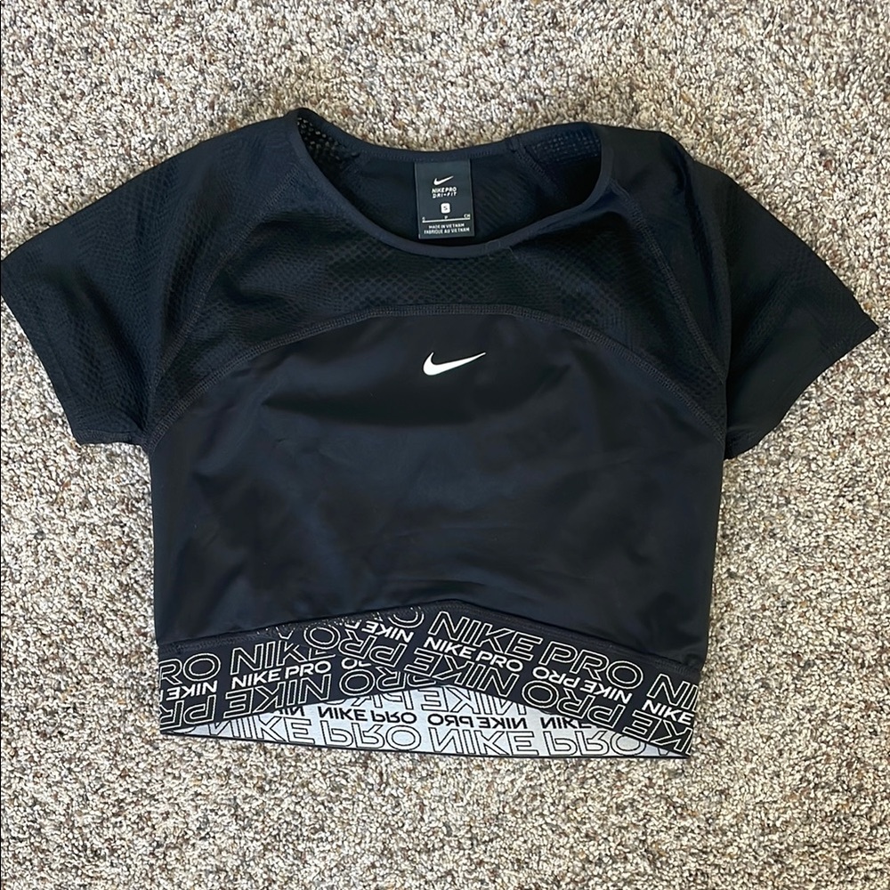 Nike Women's Black Crop Top